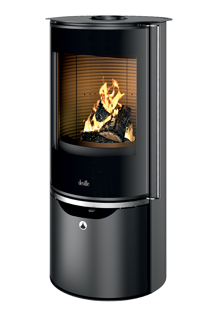 Poêle à bois acier étanche Deville Eguzki