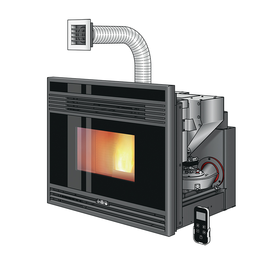 INSERT À GRANULÉS LIERA PLUS 70 – 10 kW